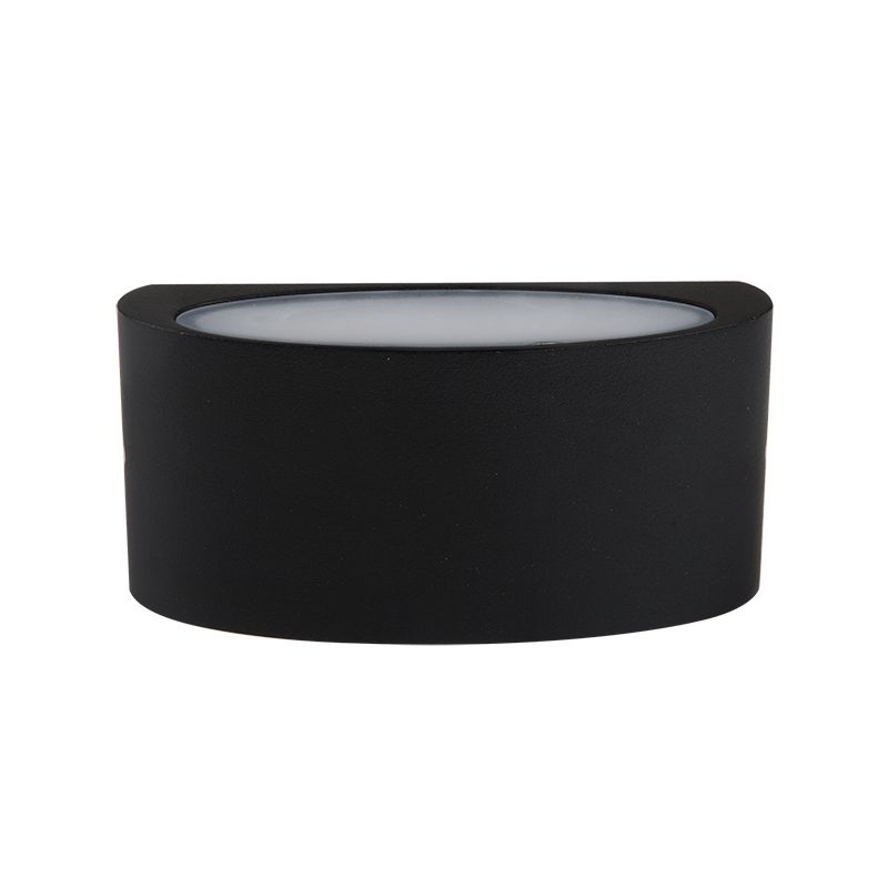 מנורת קיר גינה חוץ אפ-דאון לד לוי שחור