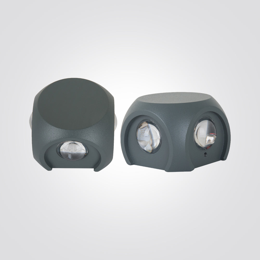 מנורת קיר גינה חוץ ספיר| אפור