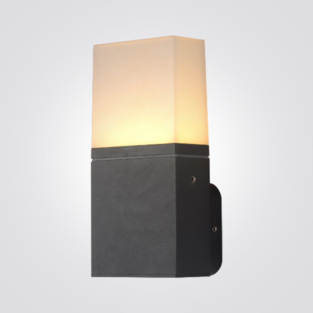 מנורת קיר גינה חוץ לד אפרת | שחור