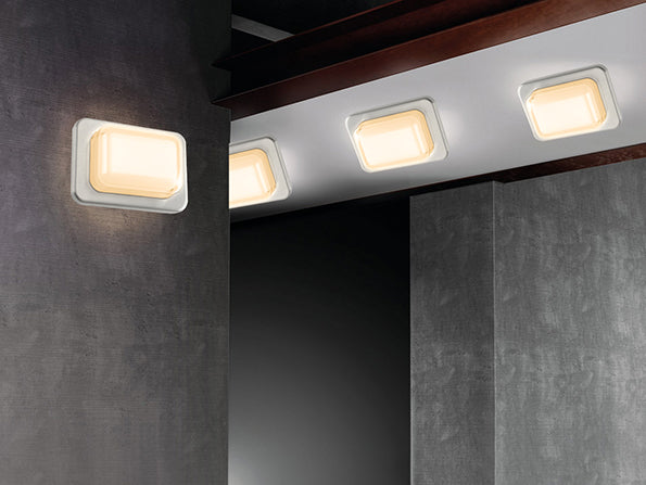 מנורת קיר גינה חוץ לד אפרת | אפור|דגם B