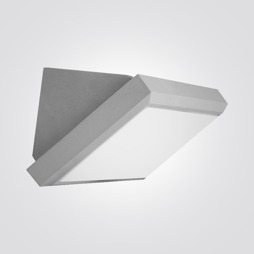 מנורת קיר גינה חוץ לד רוז 21W| שחור| אפור| לבן| CCT