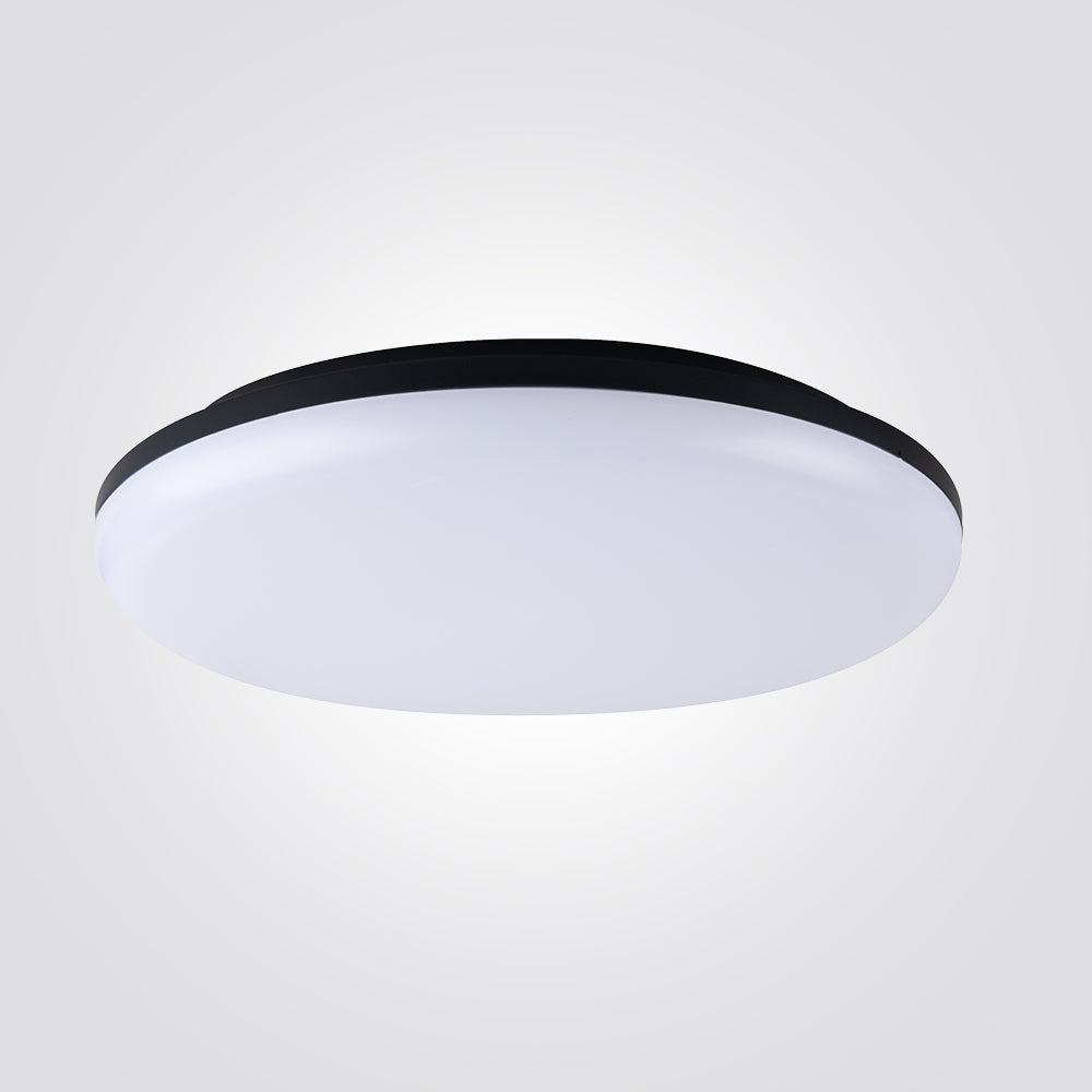 צמוד תקרה מוגן מים מרק 48W| IP64| לבן| שחור| Φ33