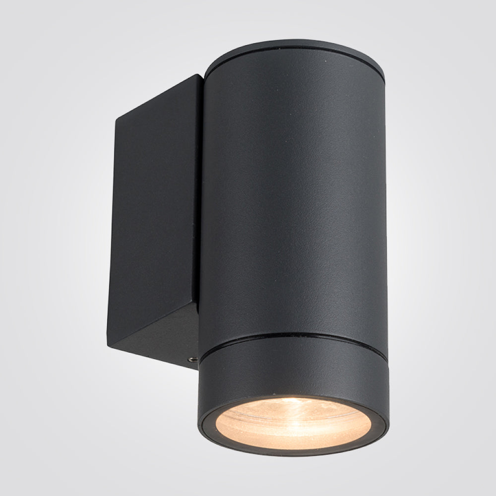 מנורת קיר גינה חוץ דאון לד תאמי שחור| לבן