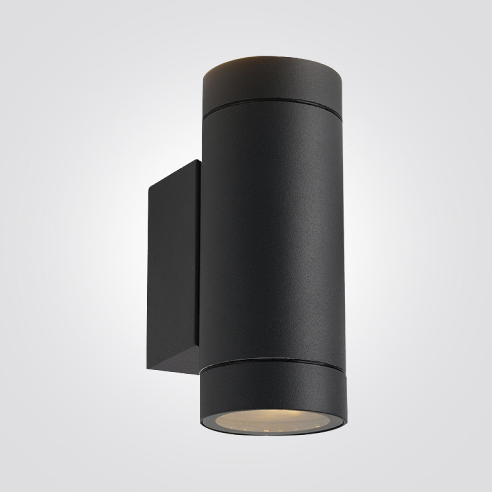 מנורת קיר גינה חוץ אפ-דאון לד תאמי שחור| לבן