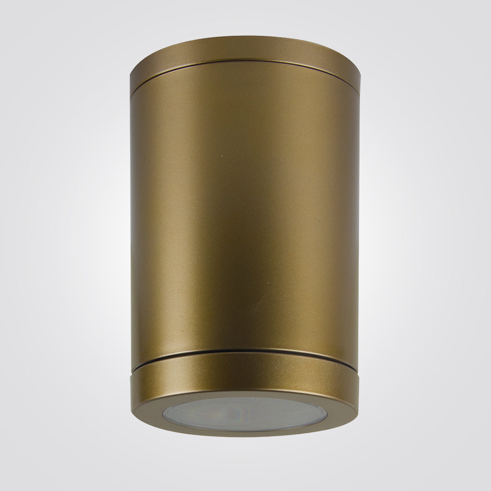 צילינדר תקרה ויאם מוגן מים GU10| שחור|פליז|לבן