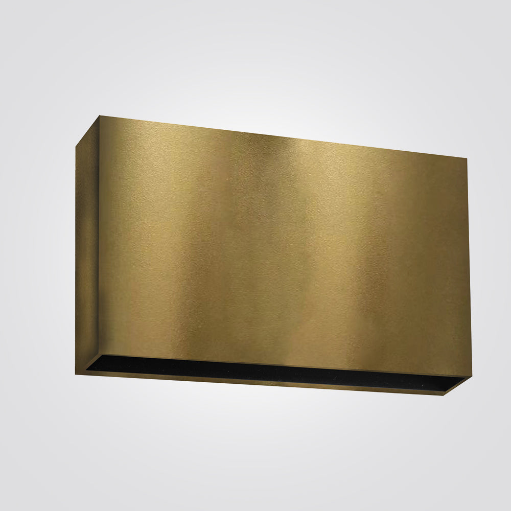 מנורת קיר גינה חוץ דאון לד ביבו שחור| פליז