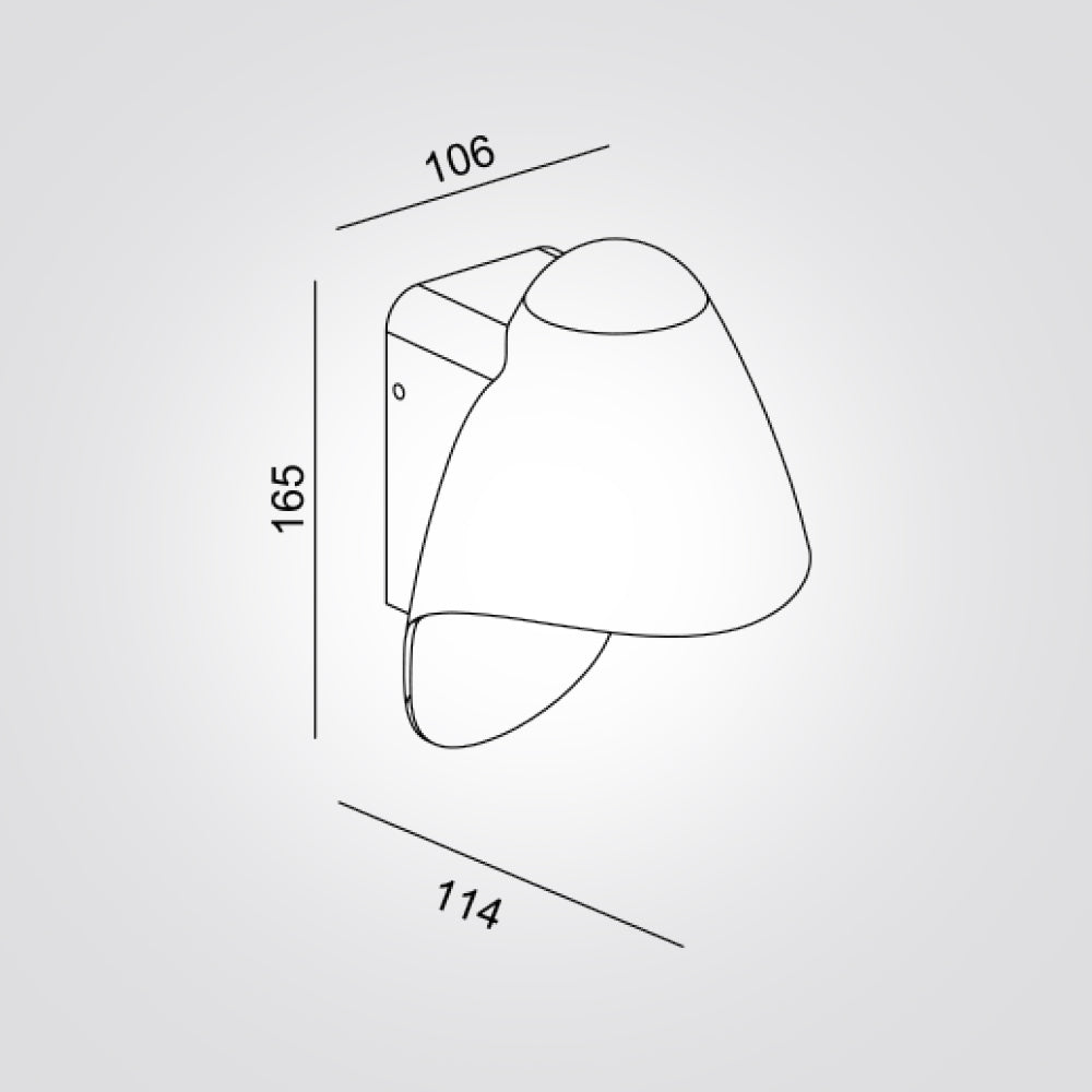 מנורת קיר חוץ דילי דאון דגם A