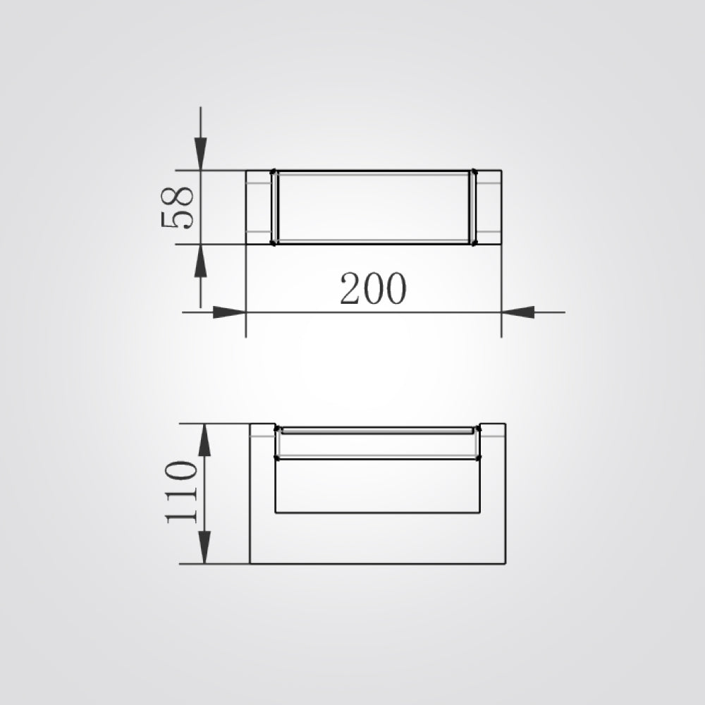 מנורת קיר חוץ קיר ולטה לד דגם A
