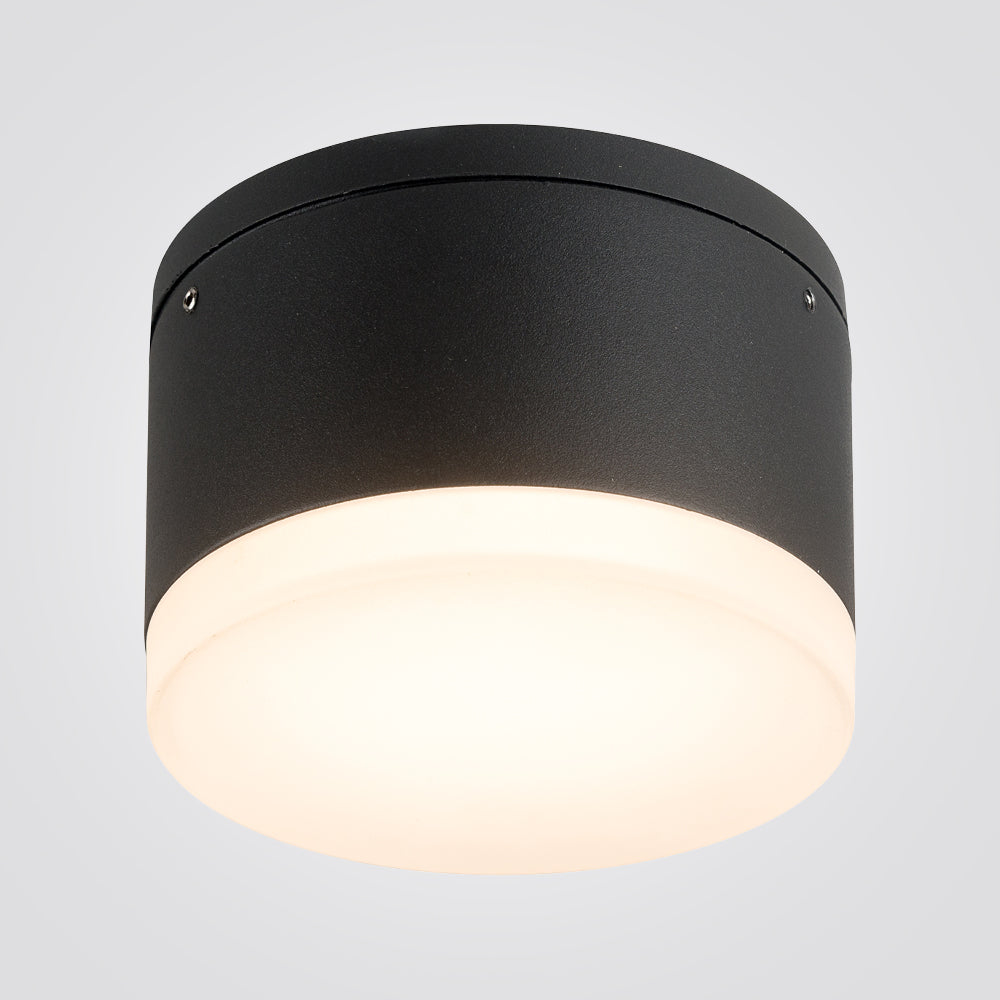 צמוד תקרה חוץ מוגן מים רבאט עגול 12W|גרפיט