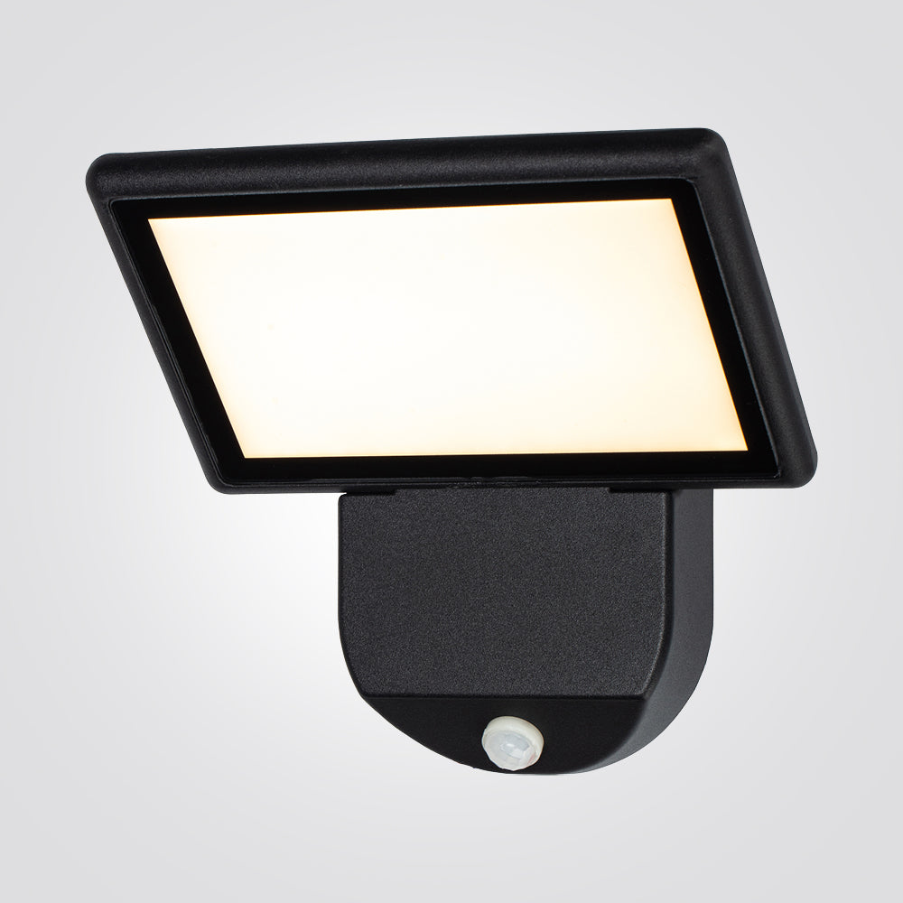 מנורת קיר חוץ מיטו חיישן תנועה מובנה 19W| שחור|אפור| לבן