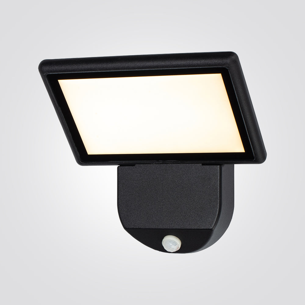 מנורת קיר חוץ מיטו חיישן תנועה מובנה 19W| שחור|אפור| לבן