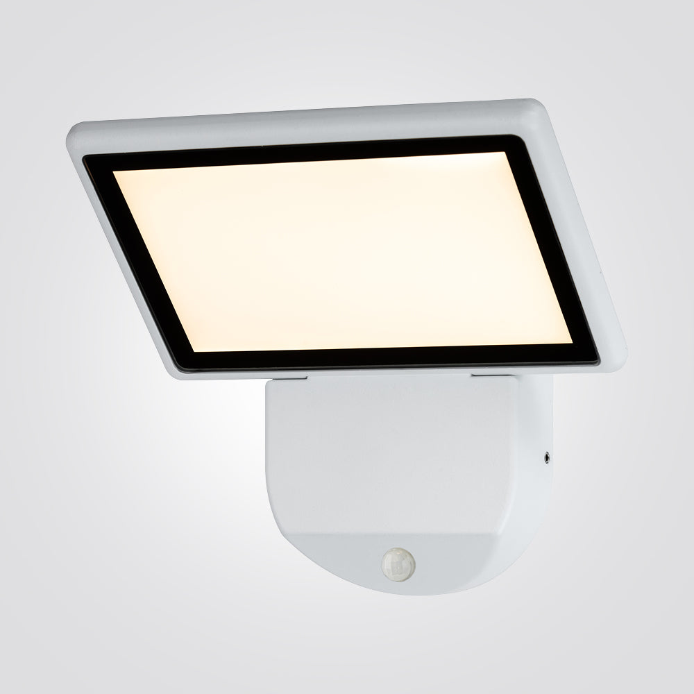 מנורת קיר חוץ מיטו חיישן תנועה מובנה 19W| שחור|אפור| לבן