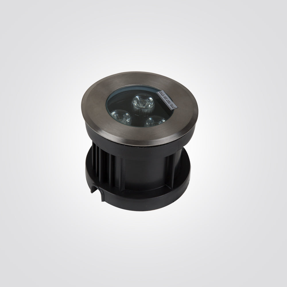 שקוע רצפה לד עגול 3W| 12V|IP65