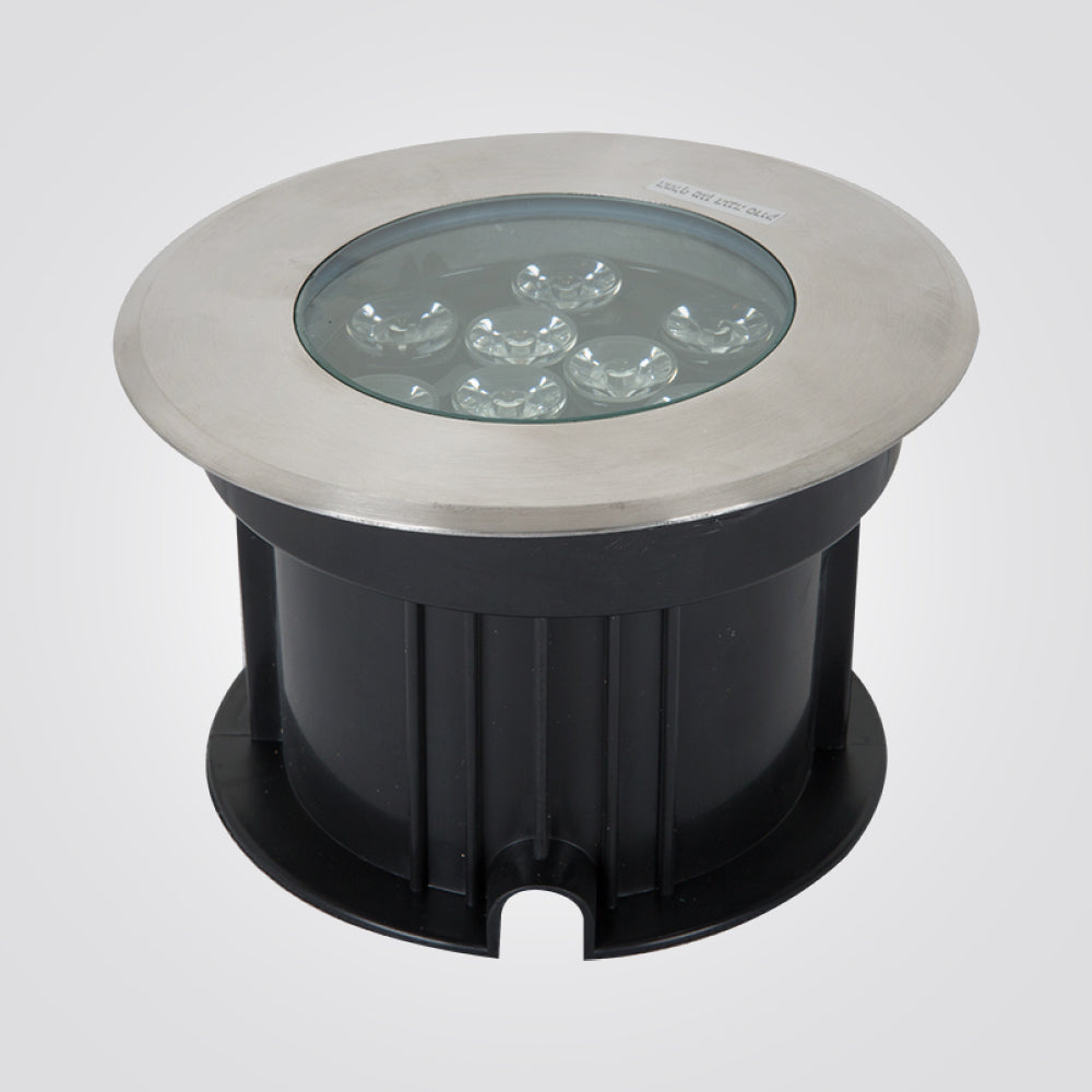 שקוע רצפה לד עגול 9W| 12V| IP65