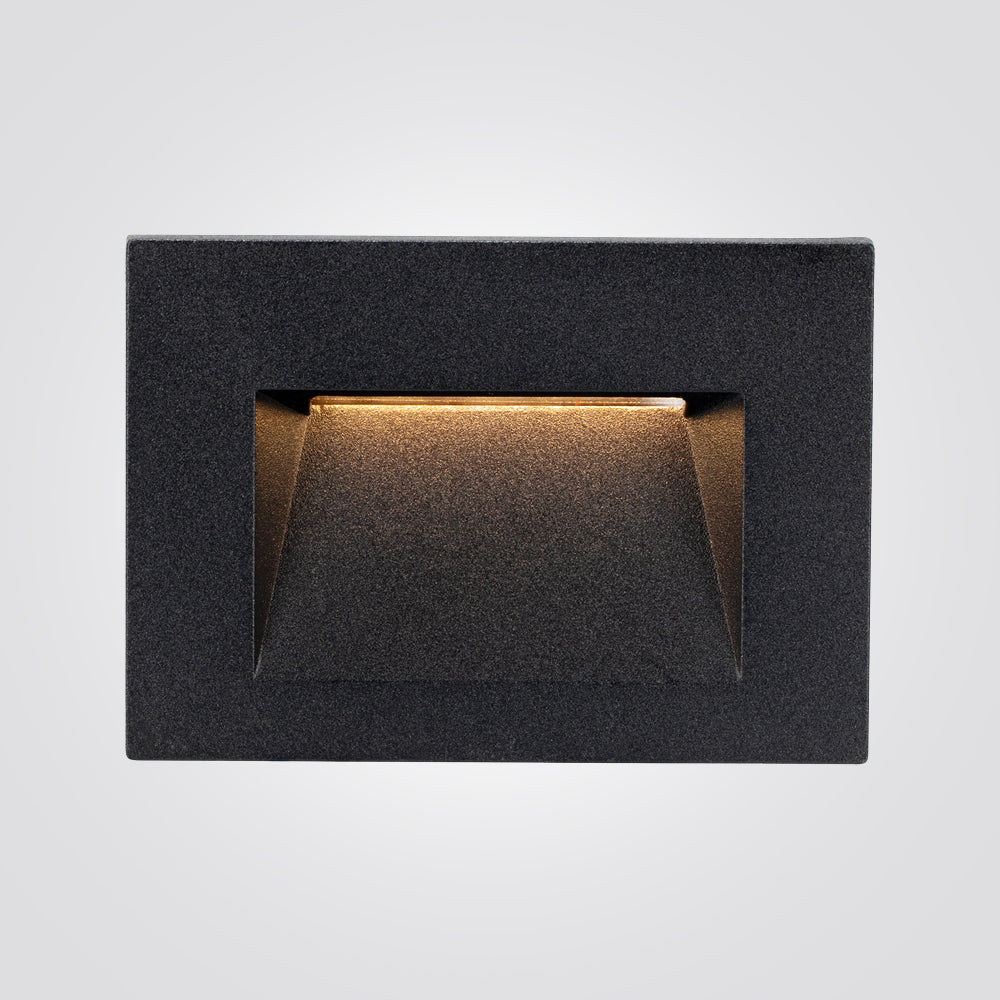 שקוע קיר חוץ שקוע חומה רנדוו 3W שחור| אפור כהה|IP65