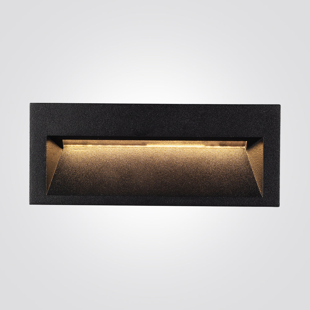 שקוע קיר חוץ שקוע חומה ריגל 4W שחור| אפור כהה|IP65