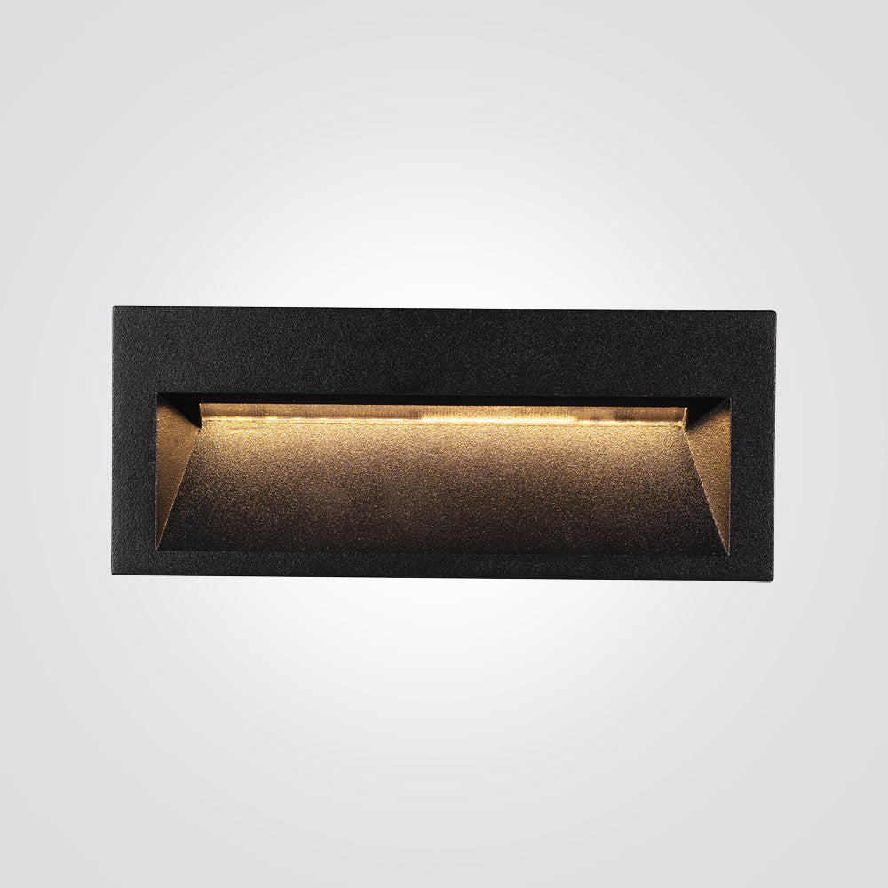 שקוע קיר חוץ שקוע חומה ריגל 4W שחור| אפור כהה|IP65