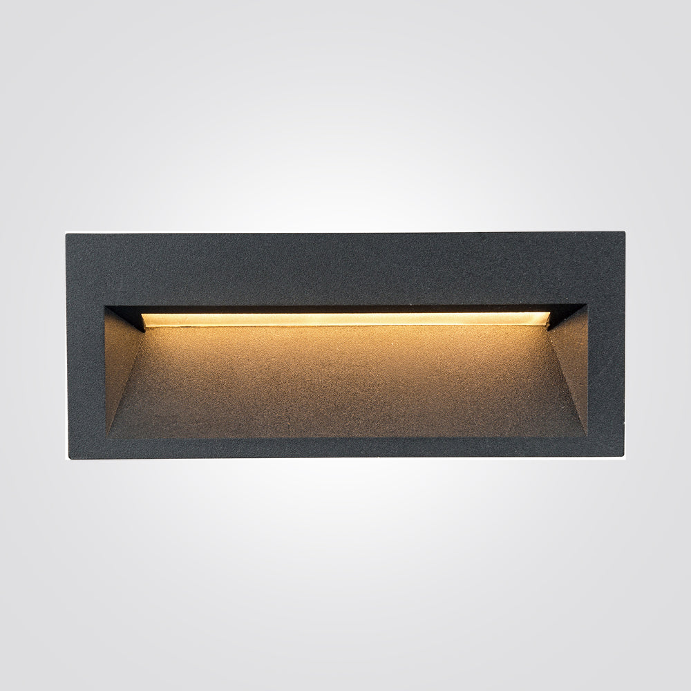 שקוע קיר חוץ שקוע חומה ריגל 4W שחור| אפור כהה|IP65