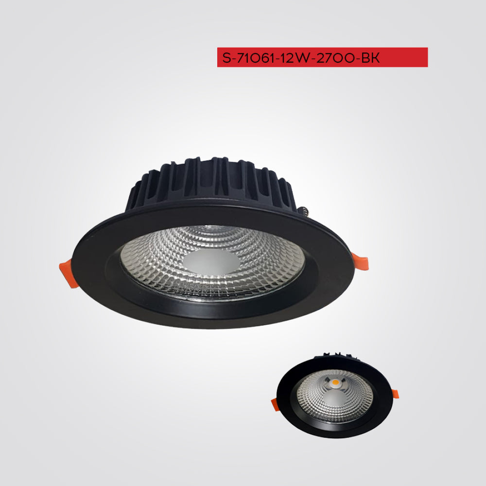 שקוע בר לד 5W| 12W| שחור| לבן