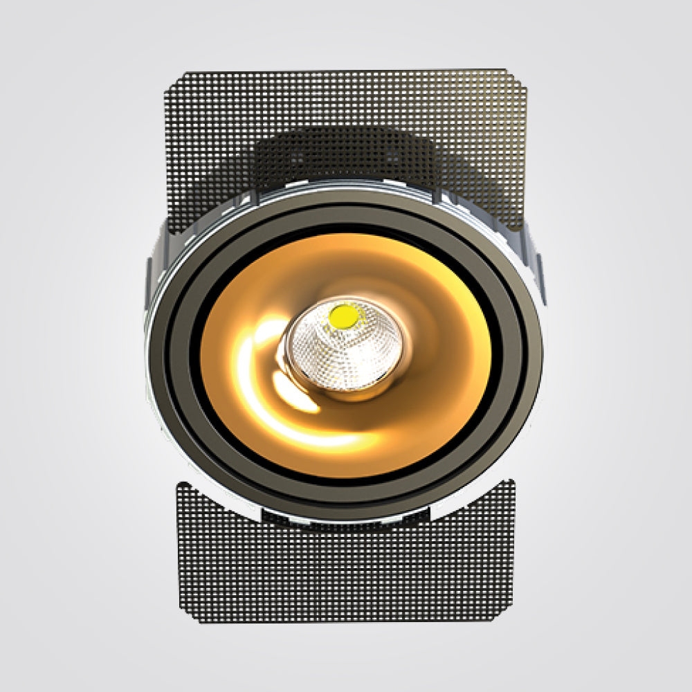 שקוע עמי טרימלס 15W| שחור|פליז| לבן