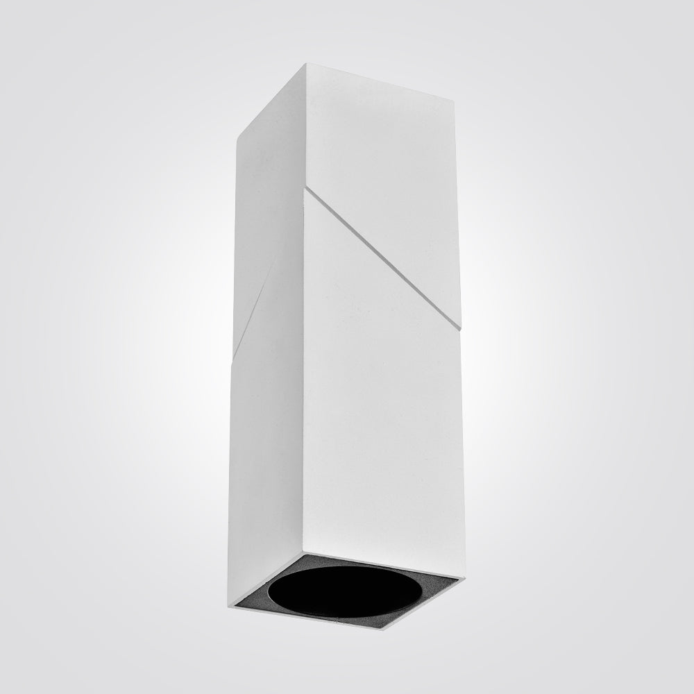 צלינדר תקרה גדי מרובע מתכוונן GU10| לבן