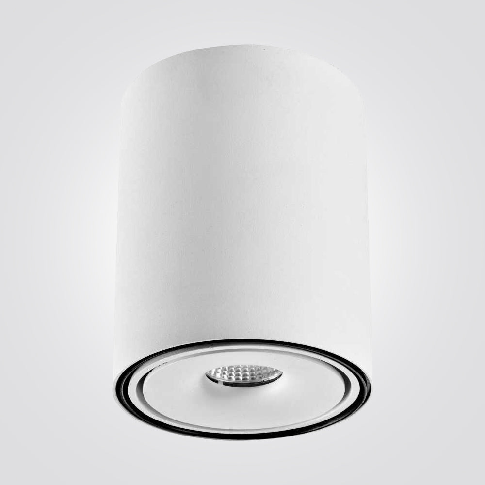 צלינדר תקרה מאיה עגול 10W| שחור| לבן| שחור+ פליז|