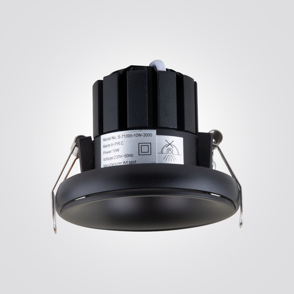 שקוע סקר לד 10W|3000K| שחור