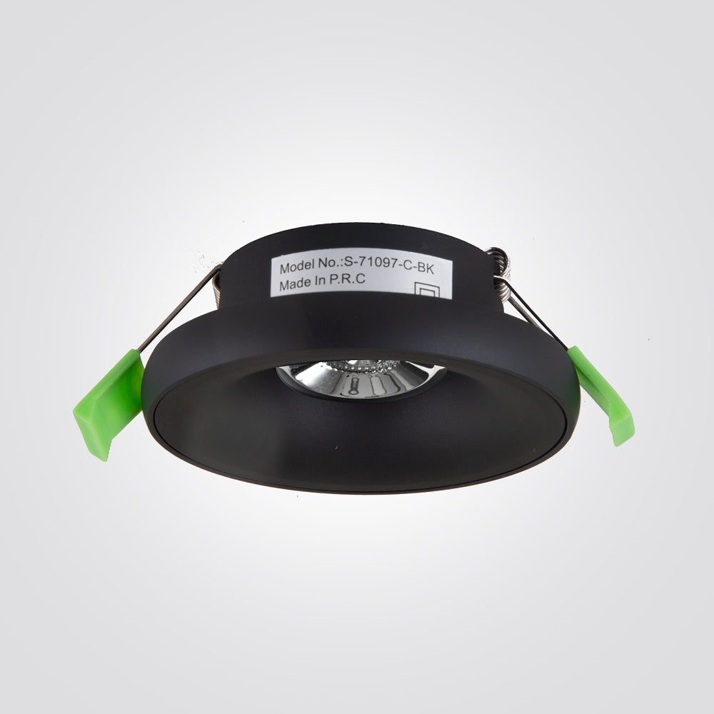 ספוט שקוע כמיל | GU10| שחור| שחור+לבן