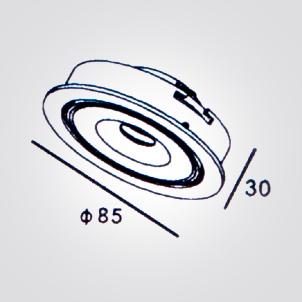 שקוע זחל לד מתכוונן 360° |7W|3000K