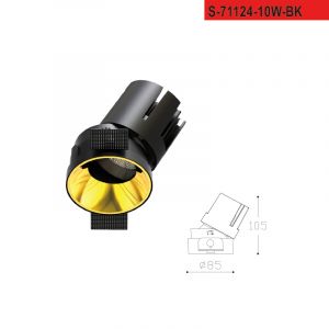 שקוע מאר לד 10W| 20W| 30W| 3000K| שחור