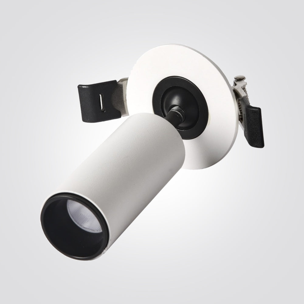 ספוט לימה שקוע תקרה לד 6W| 3000K| שחור+ לבן