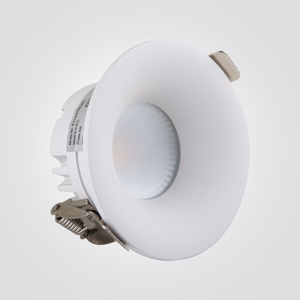 ספוט שקוע תקרה מוגן מים מיקי 5W| CCT| שחור| לבן| IP54