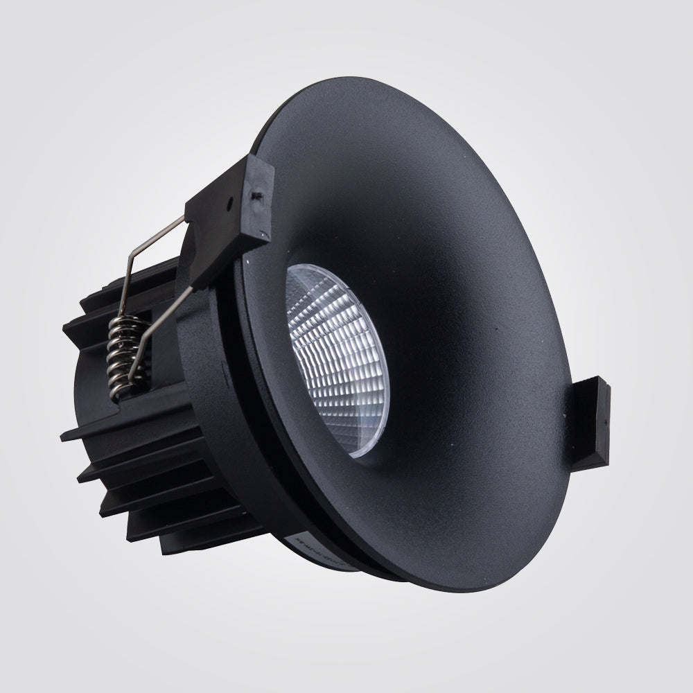 ספוט שקוע תקרה שאומינג 10W|3000K| שחור