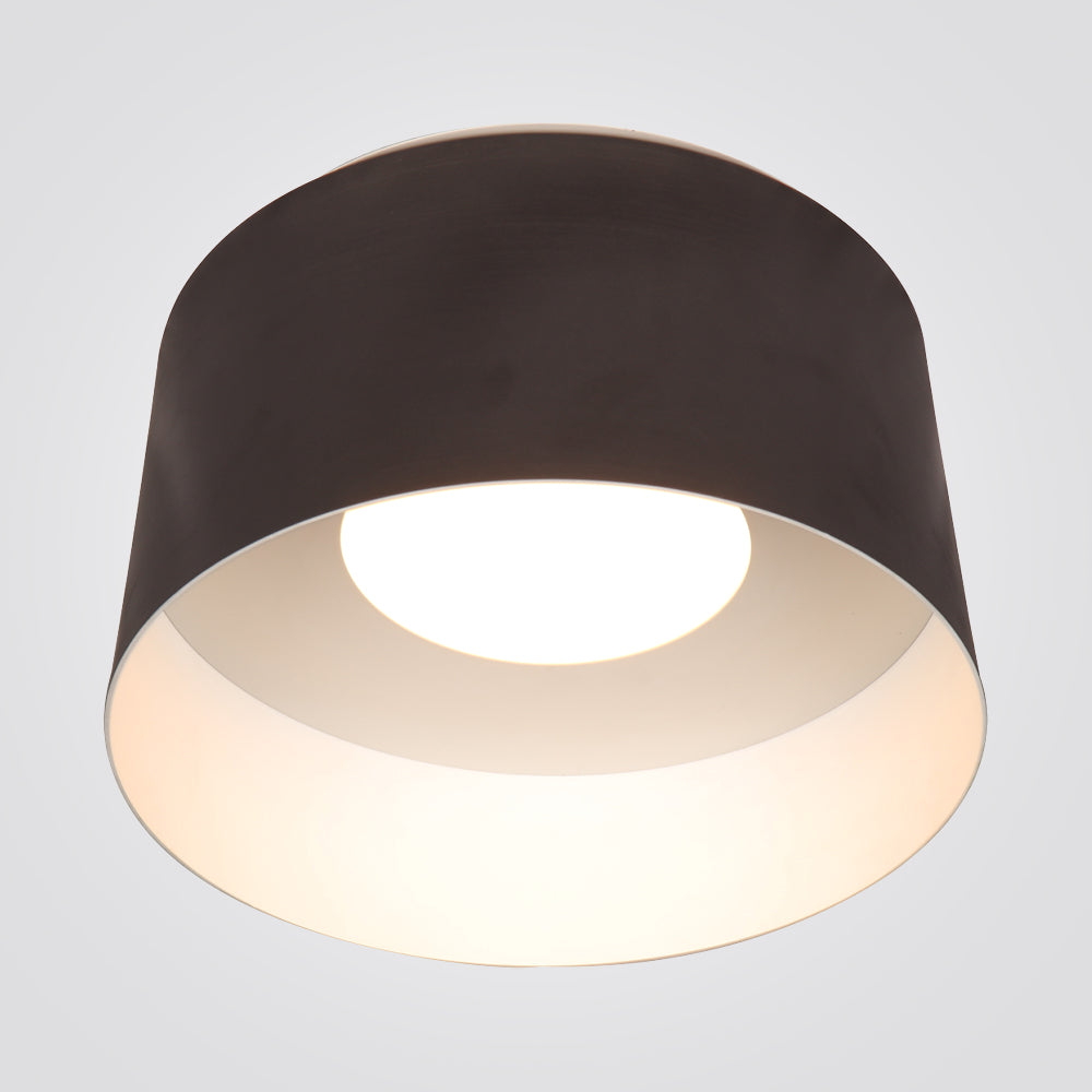 צמוד תקרה צילינדר קטלס 10W| שחור| לבן| פליז