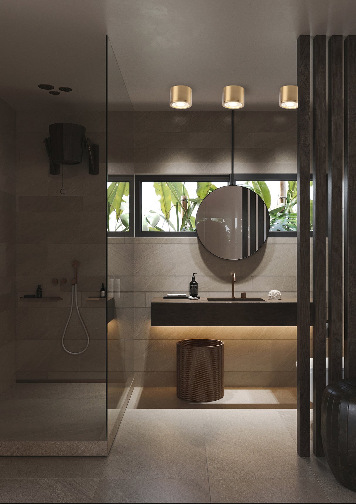 ספוט צילינדר פלימות 7W| שחור| לבן| פליז| Φ8CM| H6CM