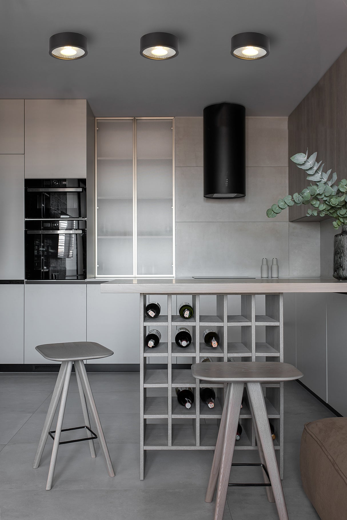 ספוט צילינדר ראם7W| שחור| לבן| פליז| Φ10CM| H3.5CM