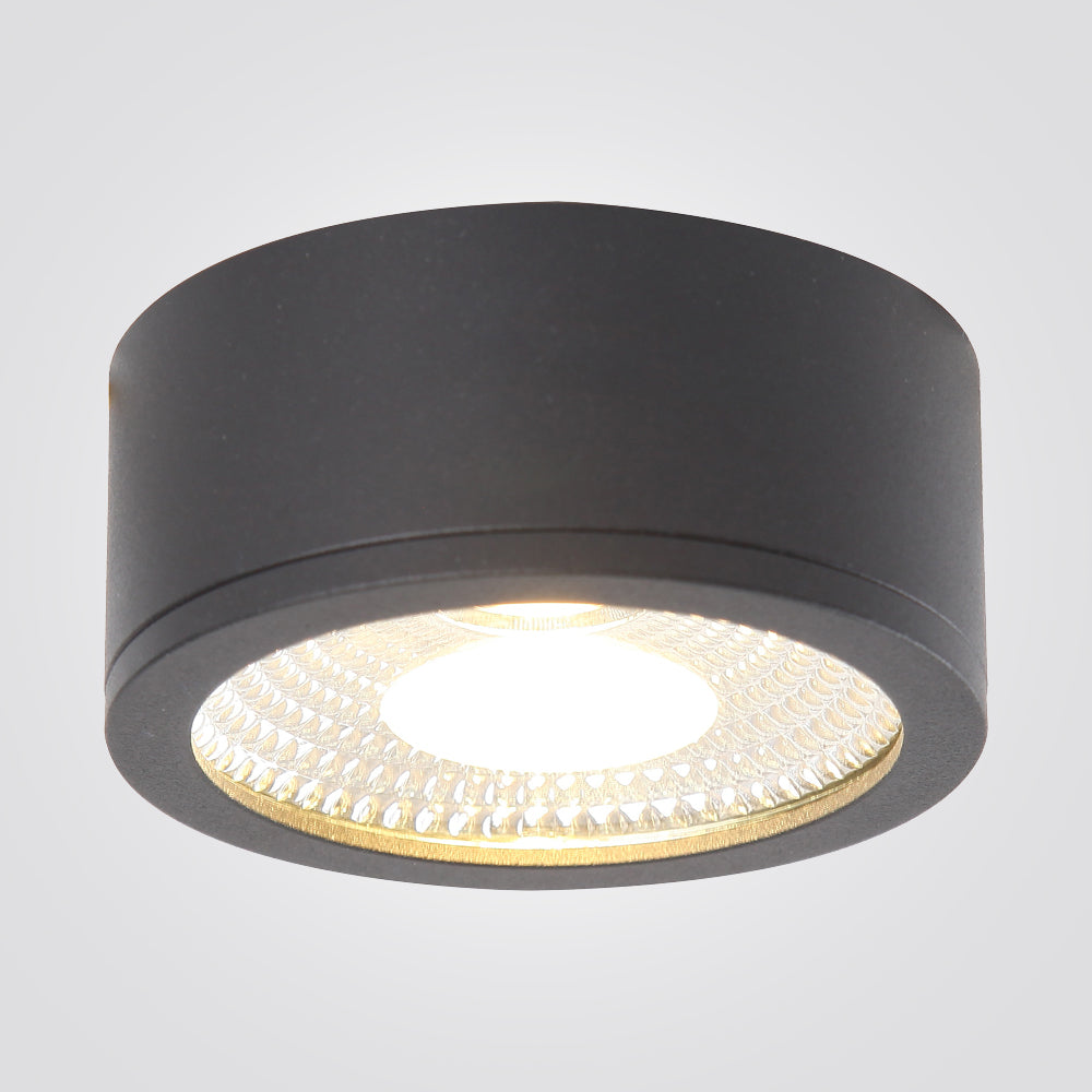 ספוט צילינדר ראם7W| שחור| לבן| פליז| Φ10CM| H3.5CM