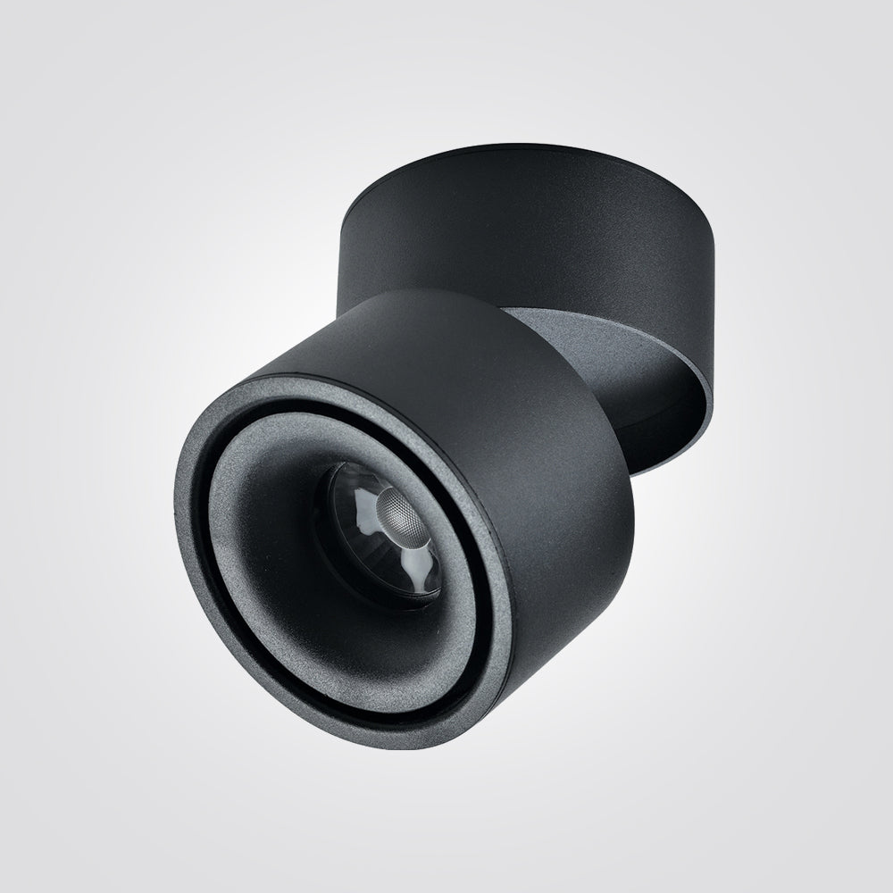 ספוט שלומי 10W שחור|לבן 3000K