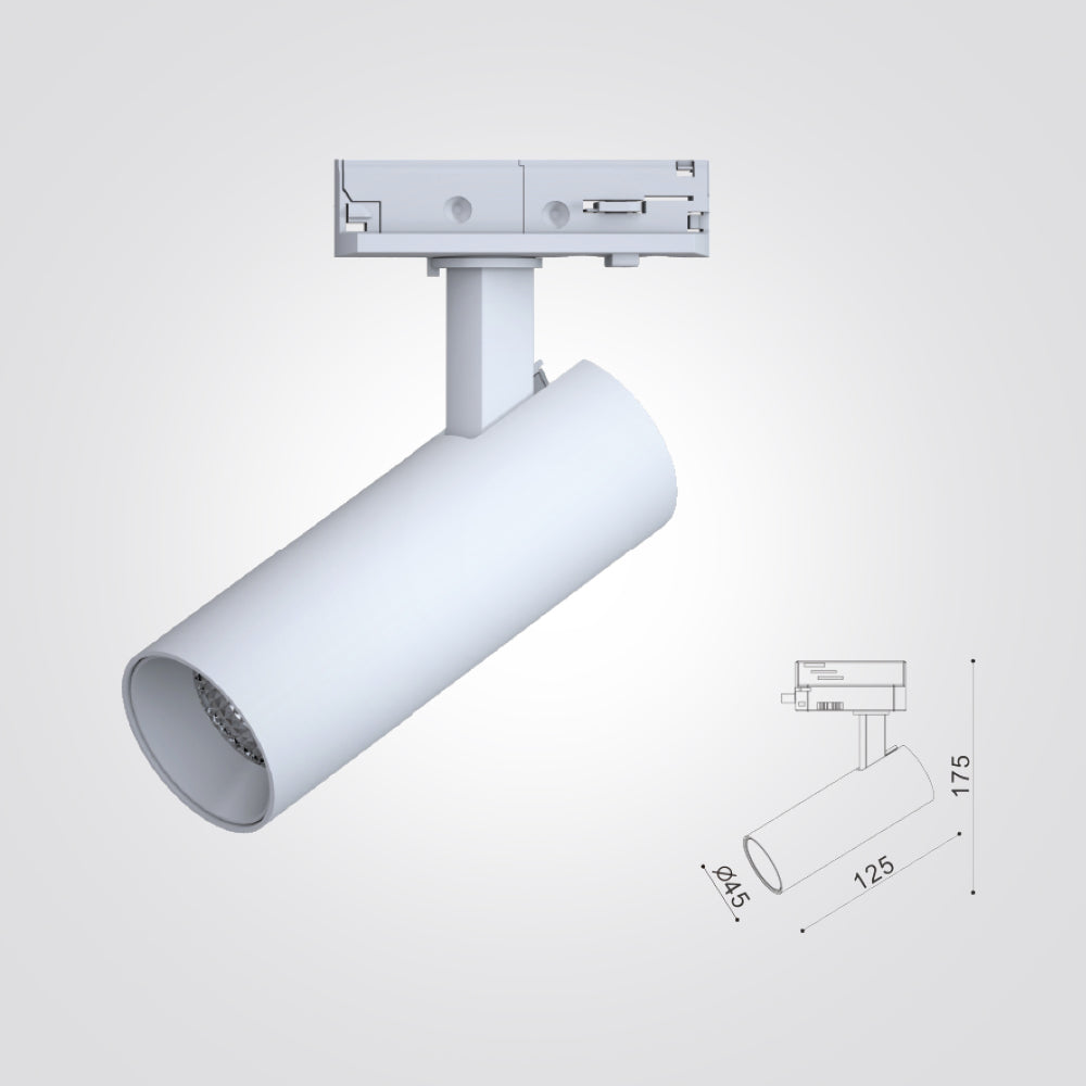 ספוט יקיר לד 8W שחור| לבן 3000K