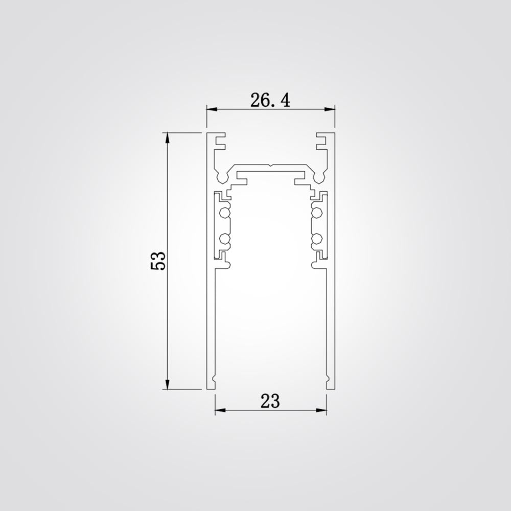 פס צבירה חיצוני מגנט 2 מטר סומו | 48V| דגם A