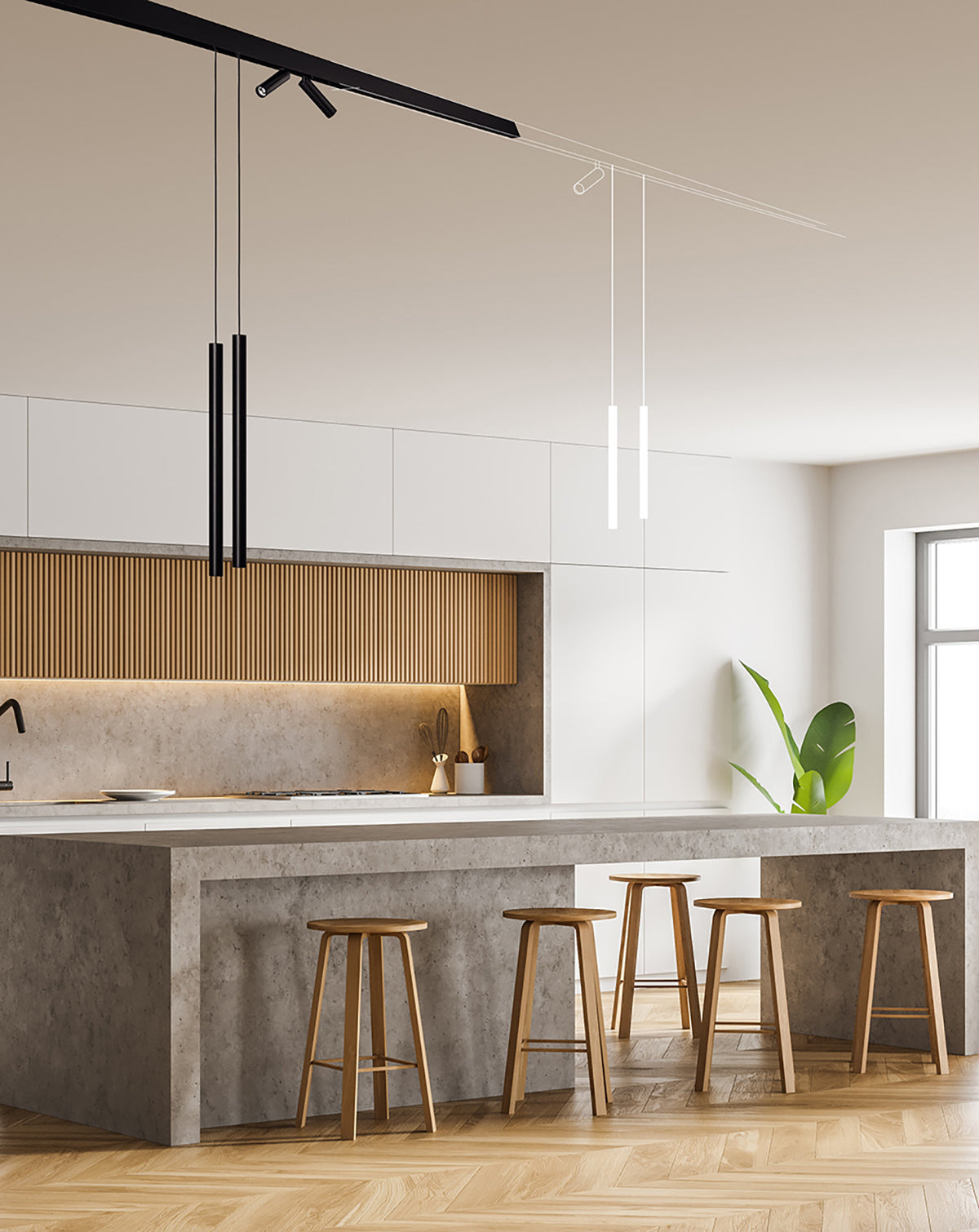 פס צבירה מגנט 48V סומו מטר חיצוני דגם A שחור| לבן