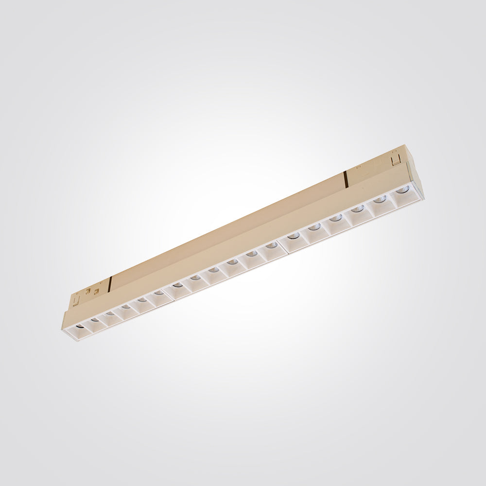 פס תאורה לפס צבירה מגנטי עדשות| 18W| 48V| לבן