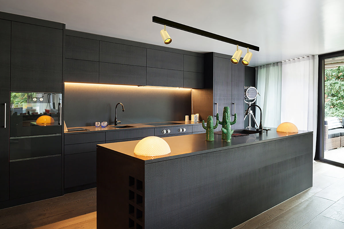 ספוט נירי לפס צבירה מגנט 12W|20W|30W זהב 48V