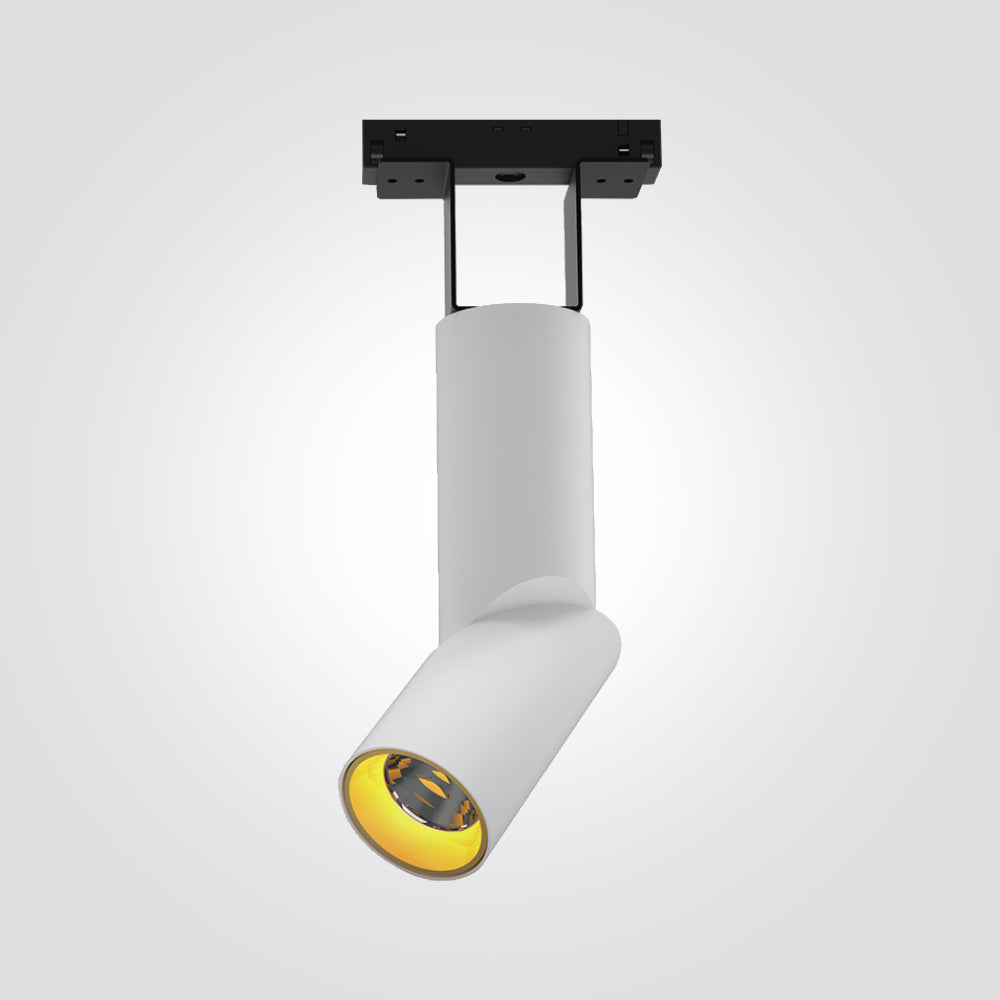 ספוט עולא לפס צבירה מגנט 9W לבן+זהב 48V