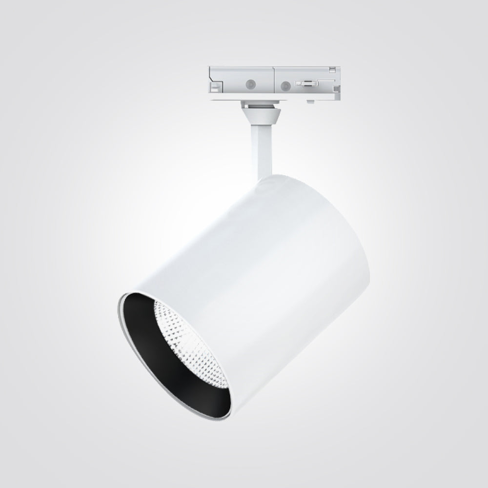 ספוט פלורידא לפס צבירה תלת פאזי 40W שחור|לבן 3000K