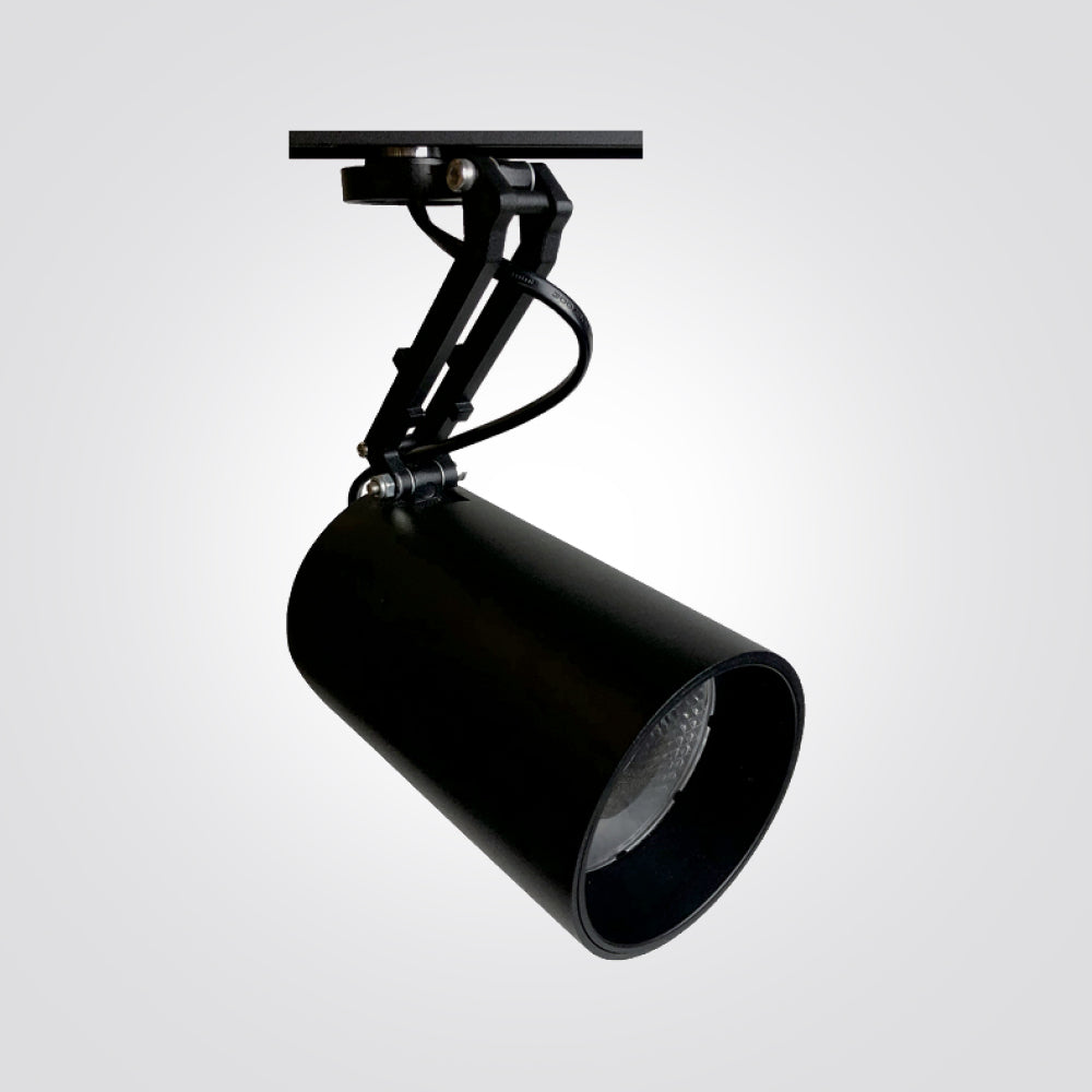 ספוט סרי לפס צבירה מגנט 25W שחור 48V