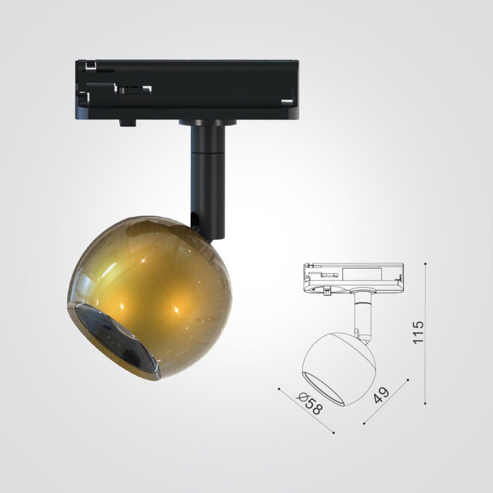 ספוט גל לפס צבירה שחור|לבן| זהב| עץ