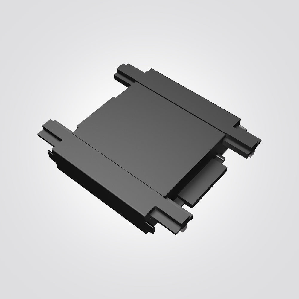 מחבר ישר למסלול תאורה מגנטי 48V| שחור| לבן