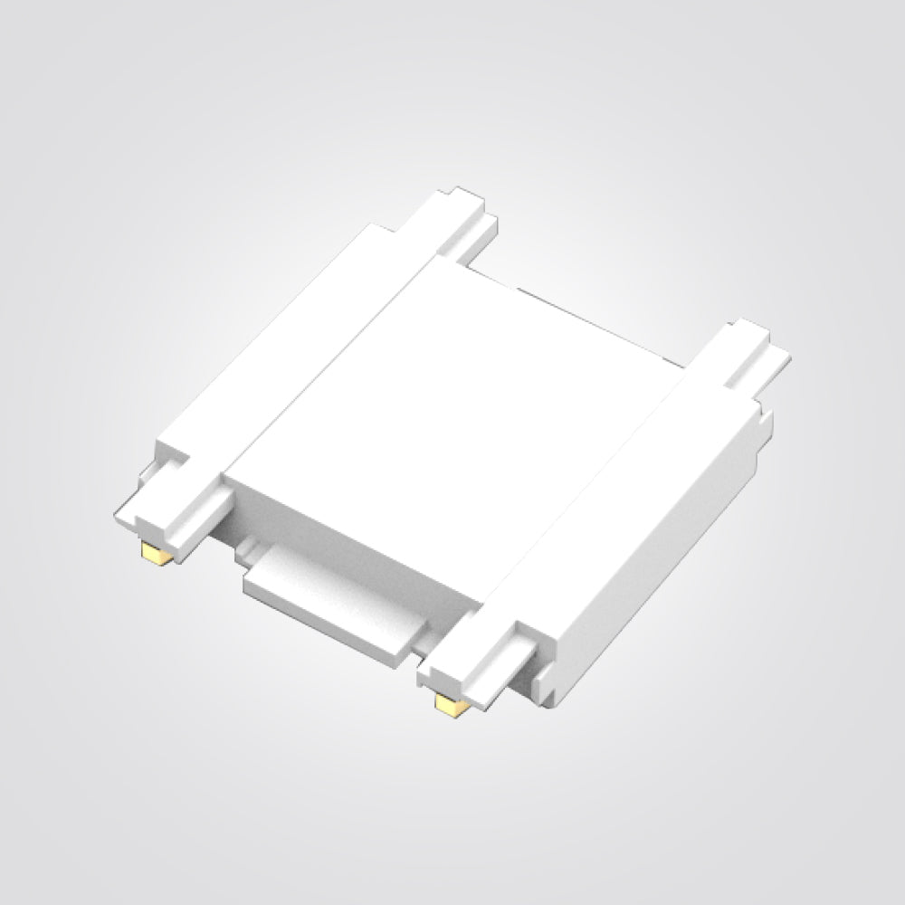 מחבר ישר למסלול תאורה מגנטי 48V| שחור| לבן