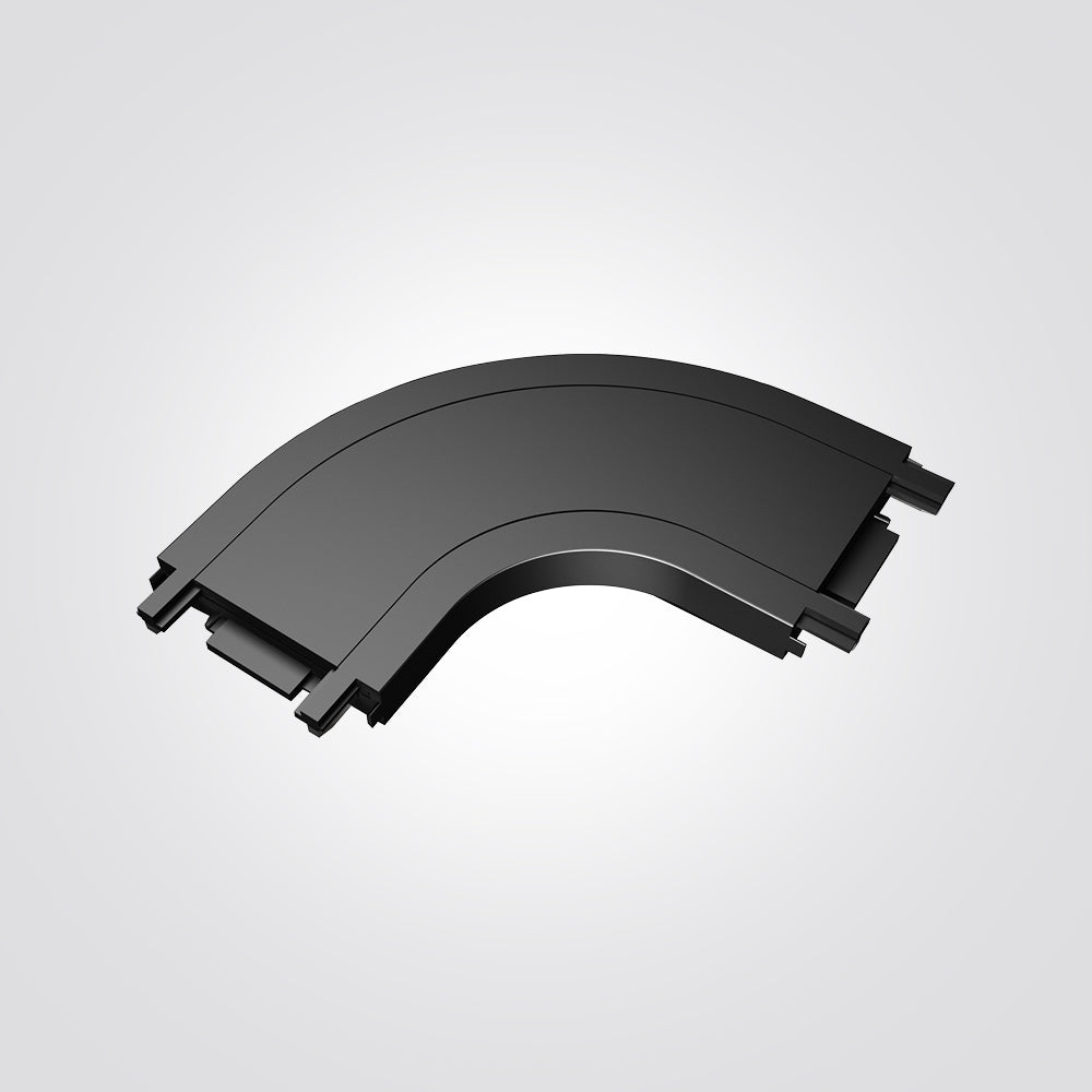 מחבר קשת למסלול תאורה מגנטי 48V| שחור| לבן